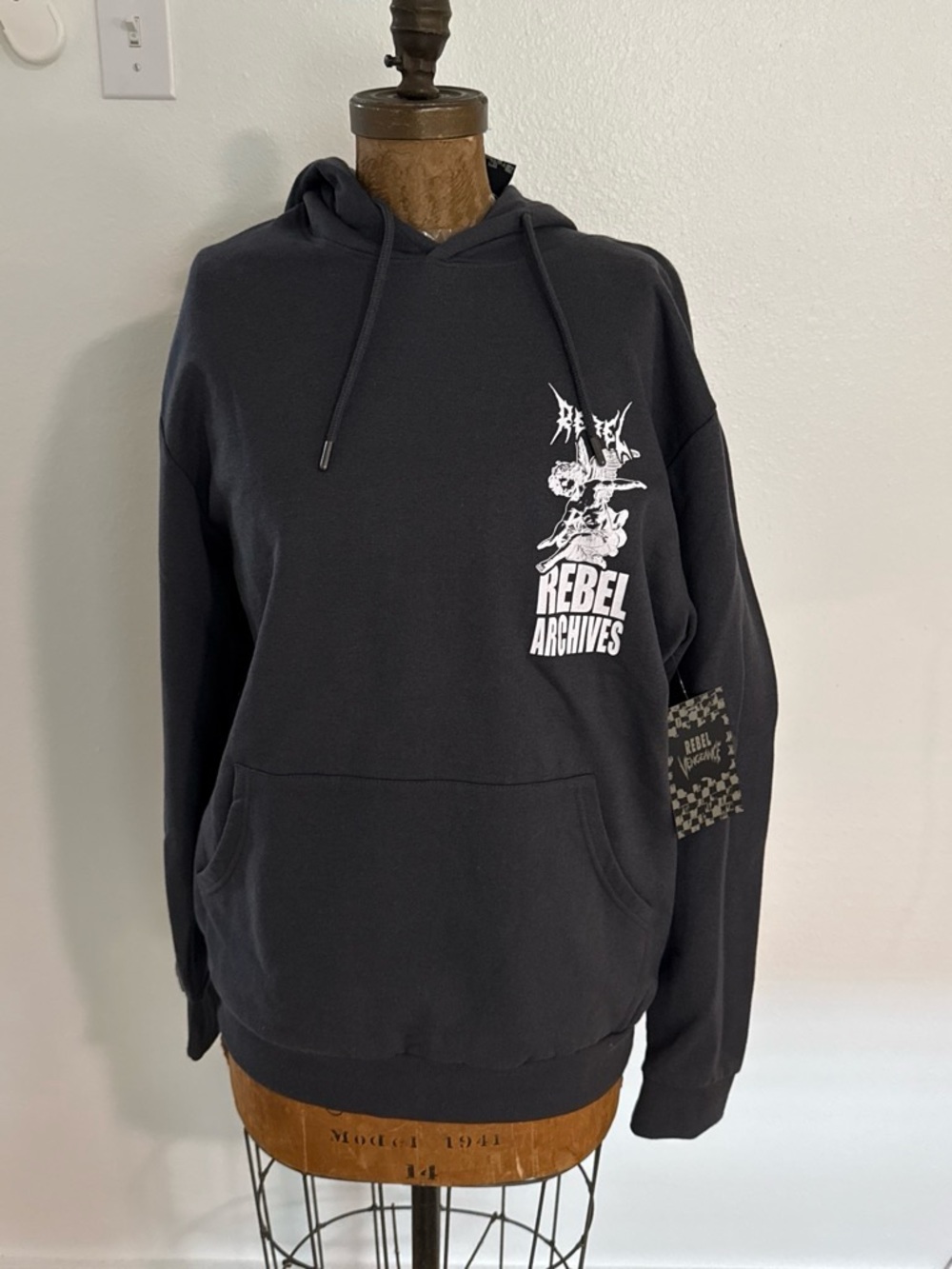 NWT Black Rebel Vengeance Graphic Hoodie Sizes L & XL